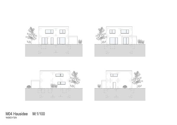 Einfamilienhaus M04 - Aussenansicht