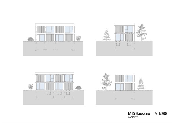 Einfamilienhaus M15 - Aussenansicht